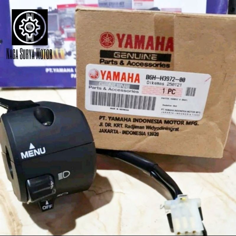 Jual Saklar Holder Kiri Switch Handle New NMax New Aerox Connected B6H