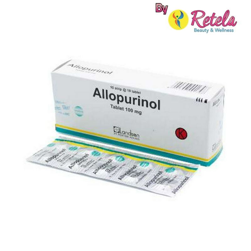 Jual Allopurinol Mg Strip Tablet Gen Hj Shopee Indonesia