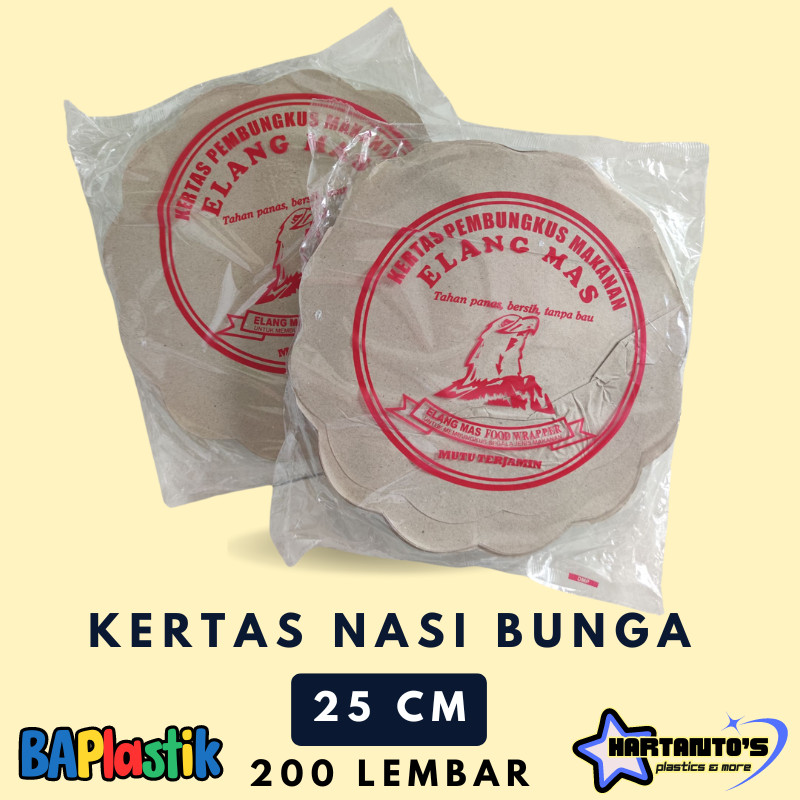 Jual Kertas Nasi Bunga Elang Merah Lembar Jumbo Shopee Indonesia