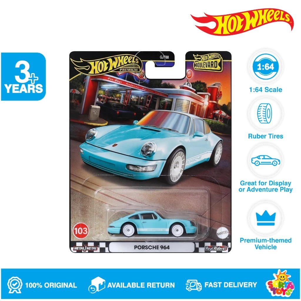 Jual Hot Wheels Premium Boulevard 2024 Porsche 964 Shopee Indonesia