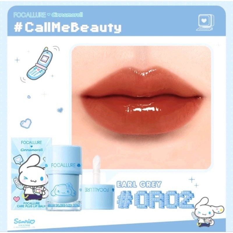 Jual Focallure X Sanrio Lip Tint Pro Plump Jelly Lip Balm Kuromi Melody