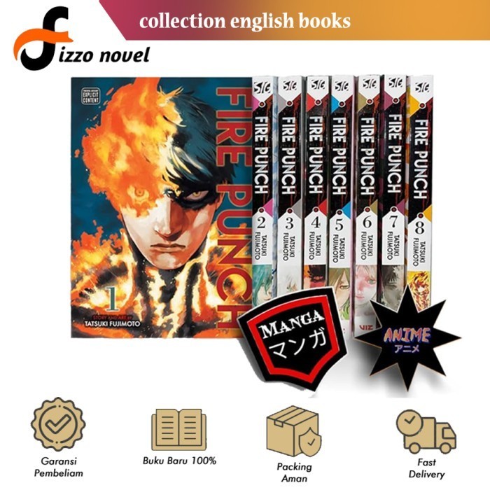 Jual Komik Fire Punch Vol 1 8 Collection 8 Books Set By Tatsuki