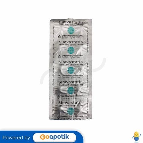 Jual Simvastatin Sampharindo Mg Strip Tablet Shopee Indonesia