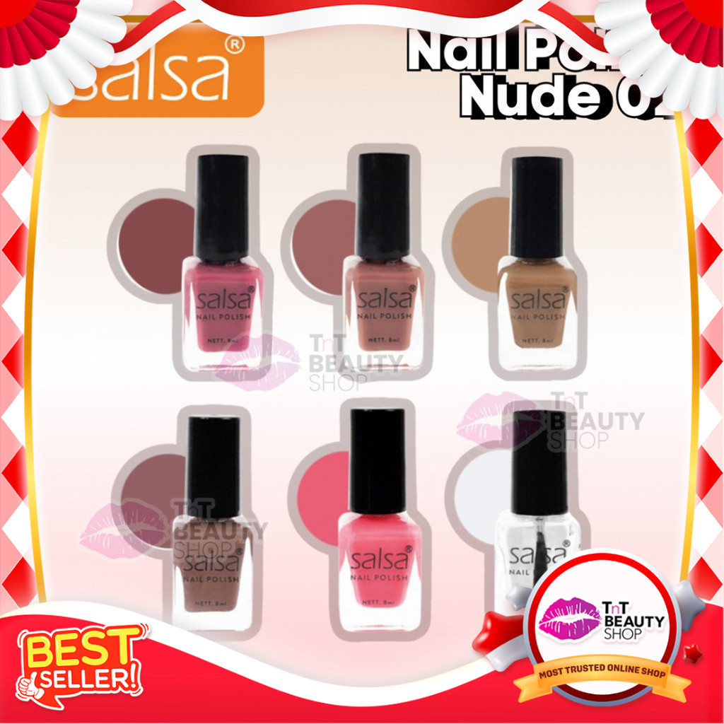 Jual New Salsa Nude Nail Polish Ml Kutek Cat Kuku Satuan