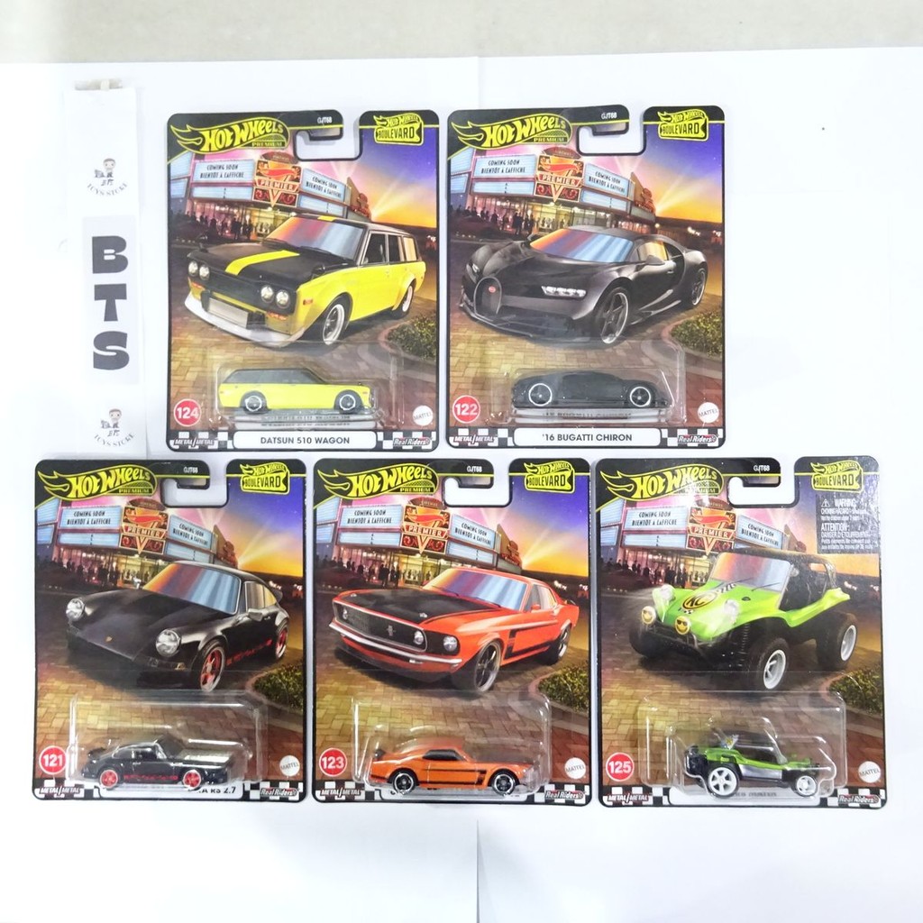Jual Hot Wheels Premium Boulevard Set Isi 5 Pcs Datsun 510 Wagon