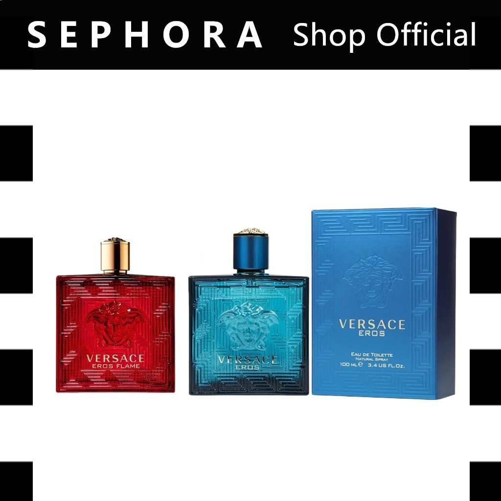 Jual Versace Eros Flame For Men Edp Ml Eros Edt Ml Shopee