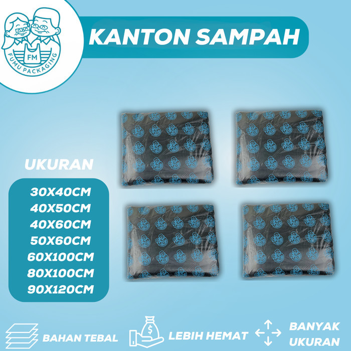 Jual Kantong Plastik Sampah Trash Bag Kebersihan Ukuran X Cm Hitam