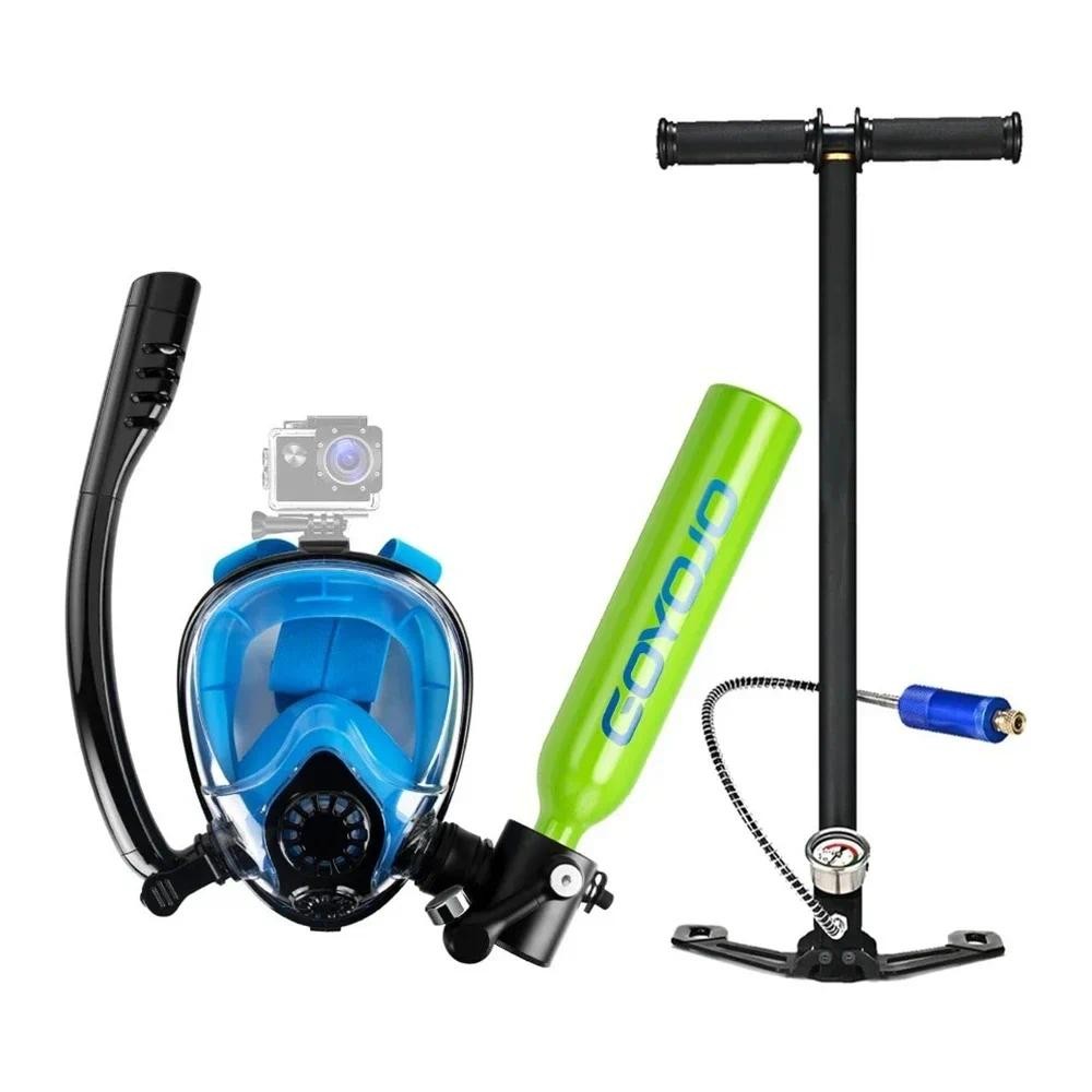 Jual Diving Tank With Snorkel Mask L Mini Scuba Portable Oxygen