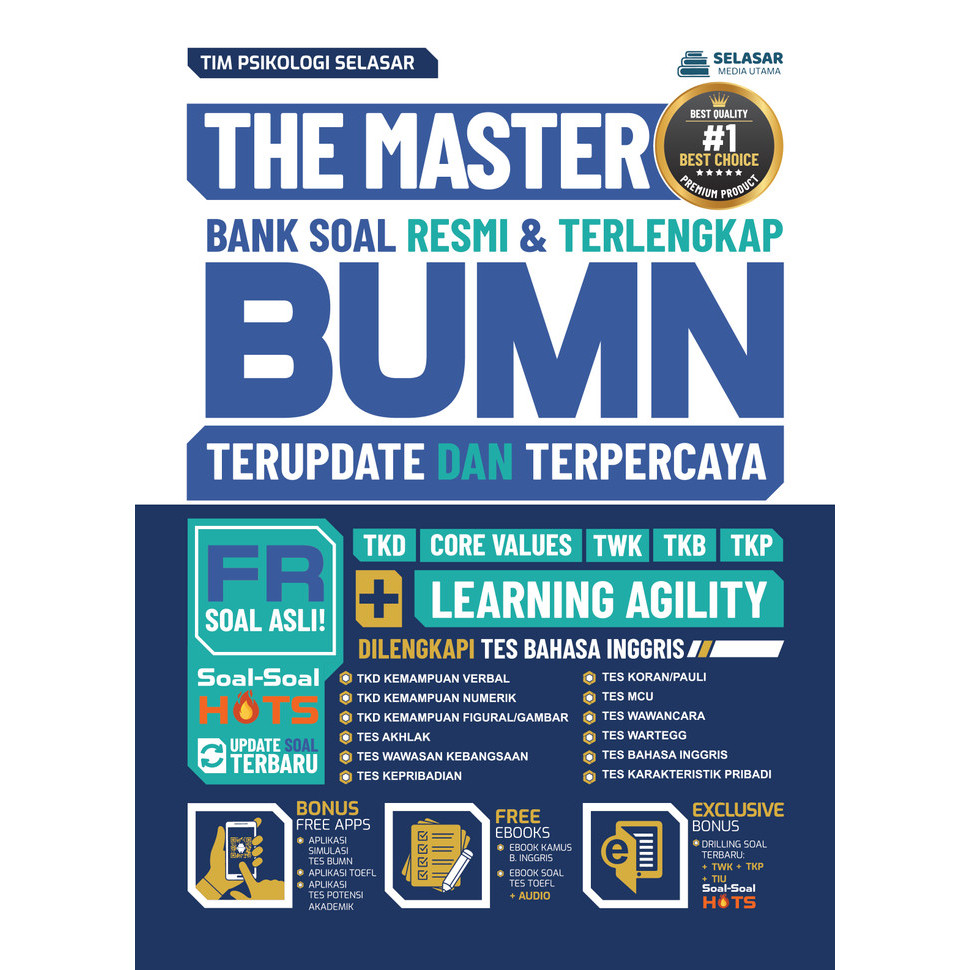 Jual Buku Tes Bumn The Master Bumn Terupdate Dan Terpercaya Selasar