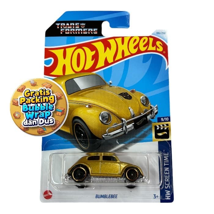 Jual Hot Wheels Transformers Bumblebee Gold Lot Q 2024 Shopee Indonesia