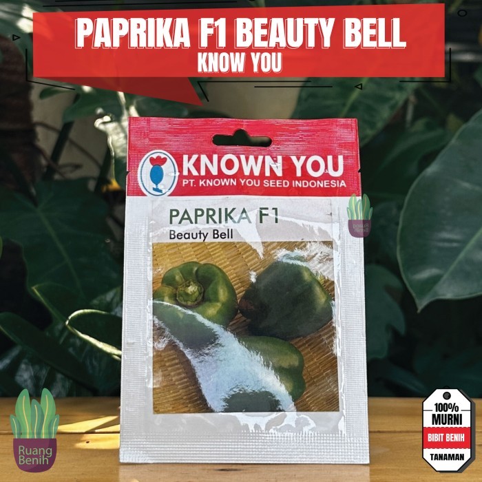 Jual Benih Cabe Paprika F1 Beauty Bell Known You Seed Bibit Sayuran