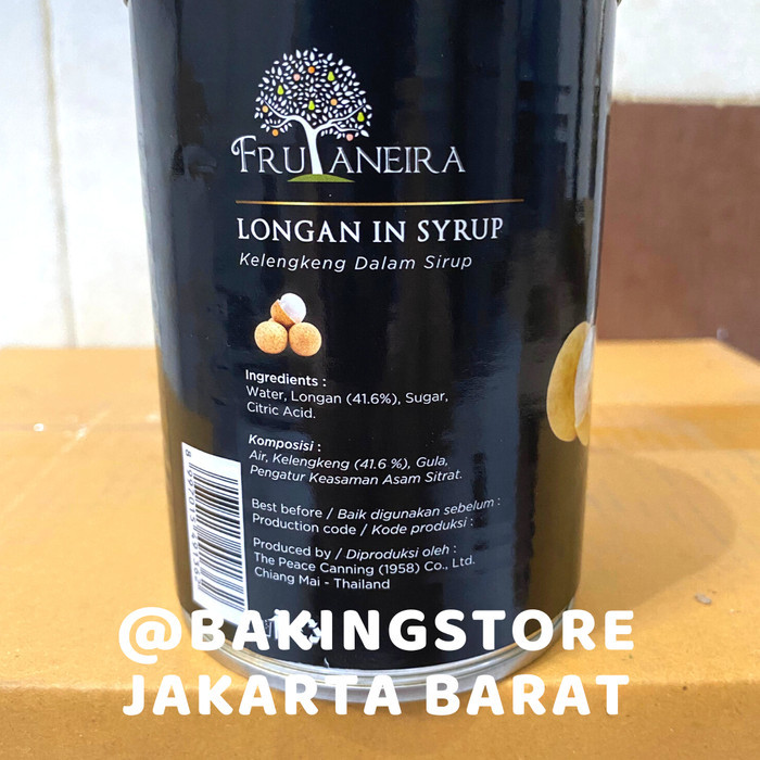 Jual Frutaneira Longan In Syrup Buah Kelengkeng Kaleng Gram