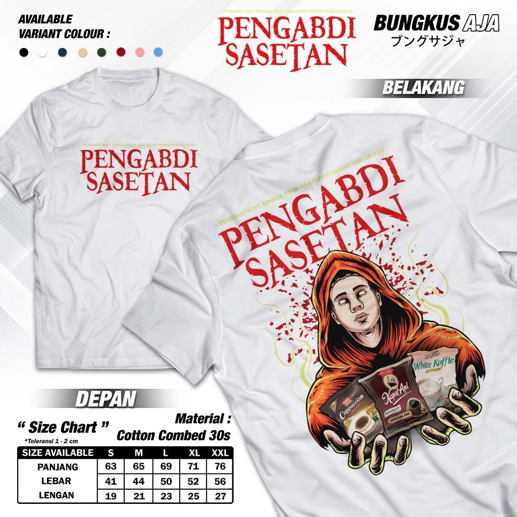 Jual Kaos Tukang Ngopi Pengabdi Sasetan Penikmat Kopi Tidak Gengsi