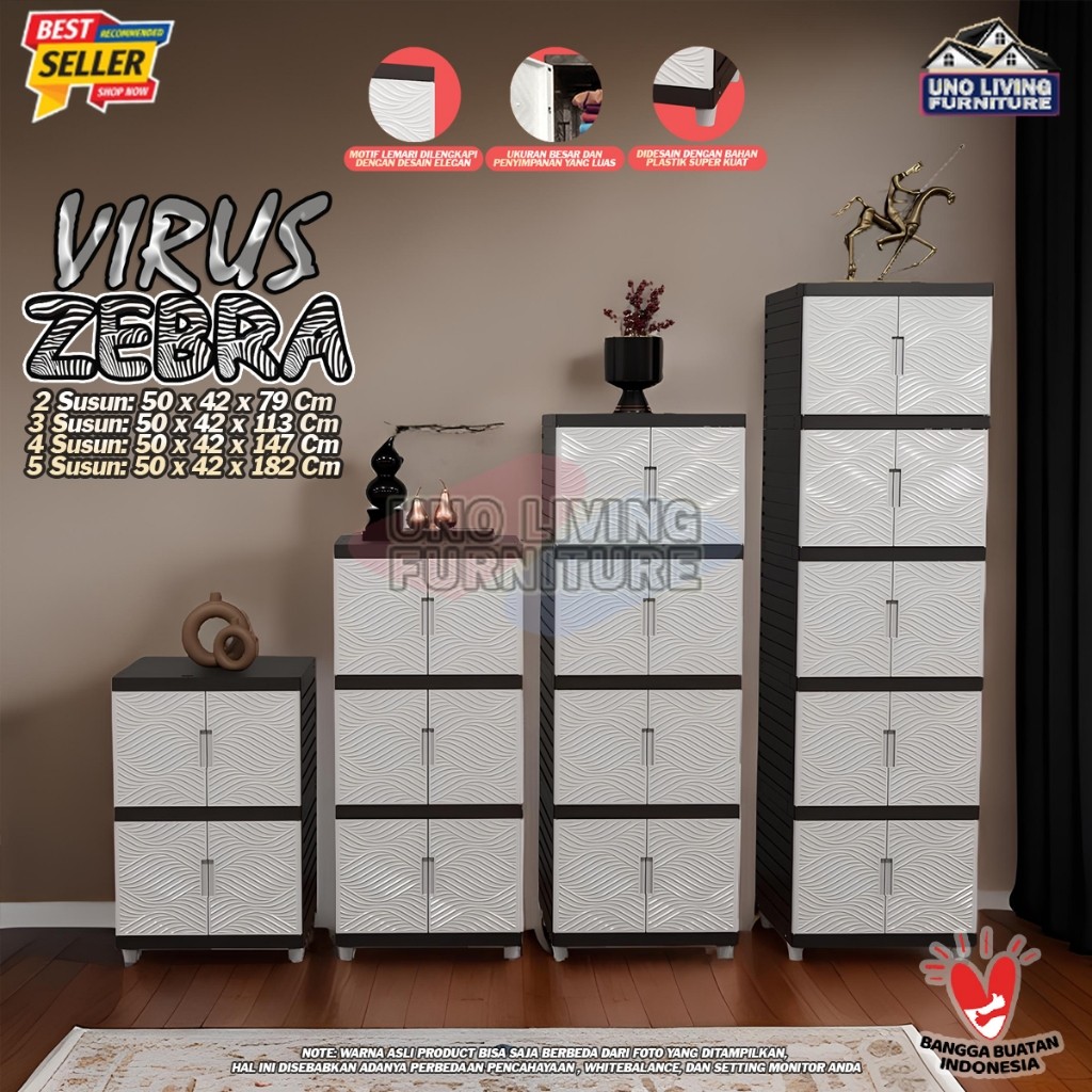 Jual Lemari Pakaian Plastik Susun Lemari Kingdom Virus Susun