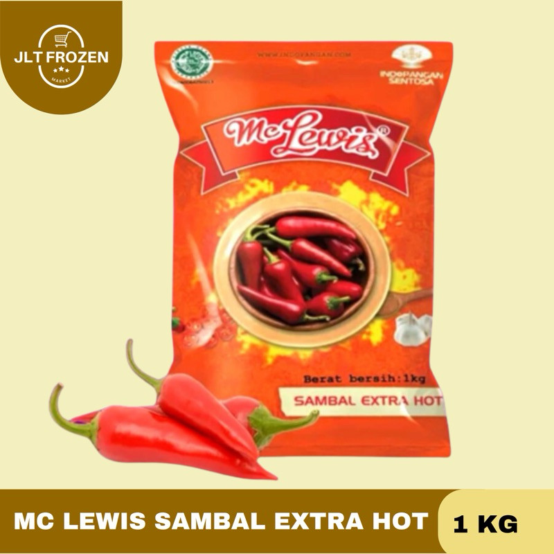 Jual MC Lewis Extra Hot Chili Sauce Saus Sambal Super Pedas 1kg