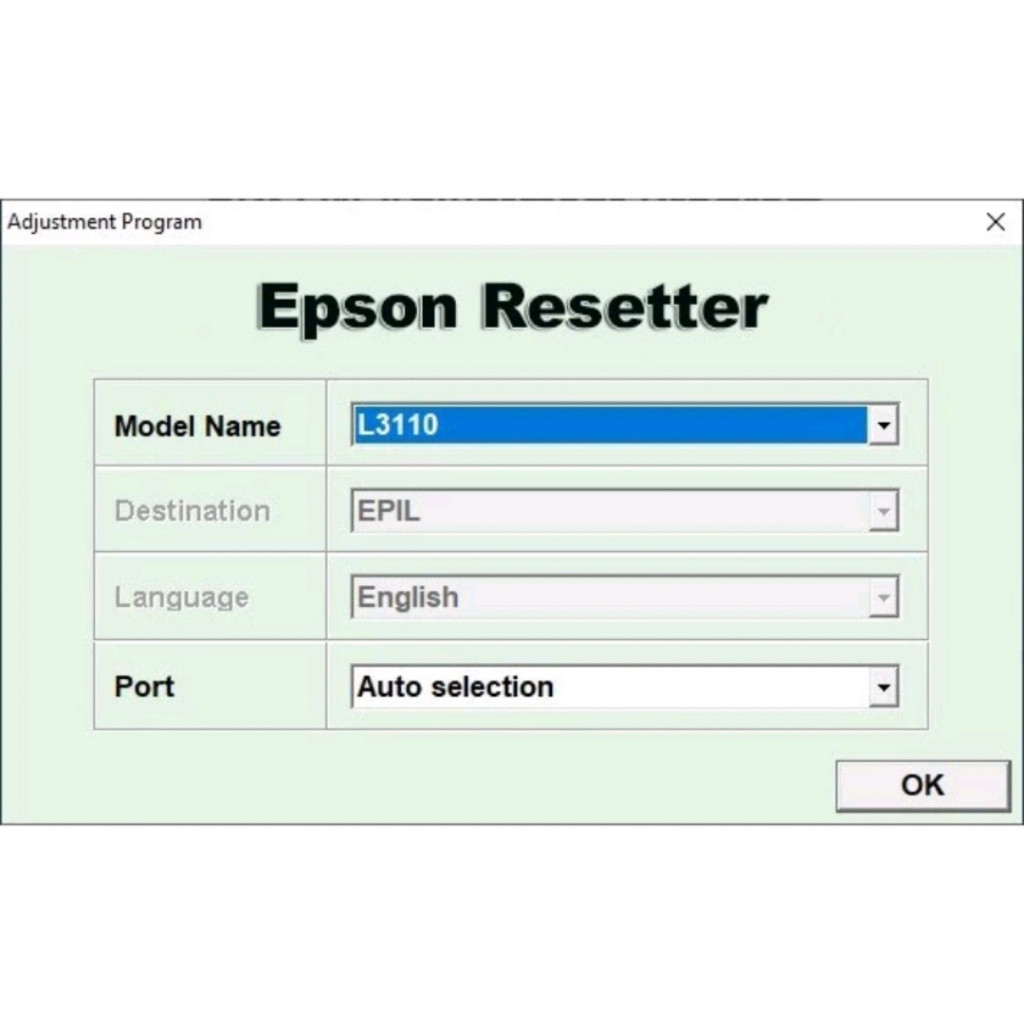 Jual Software Resetter Epson L3110 Lifetime Unlimited Video Cara