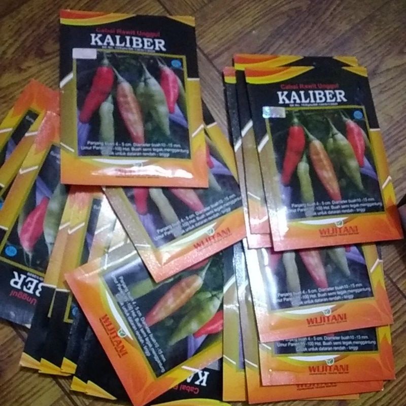 Jual Benih Cabe Rawit Kaliber Cabai Kaliber 10 Gr Kemasan Pabrik