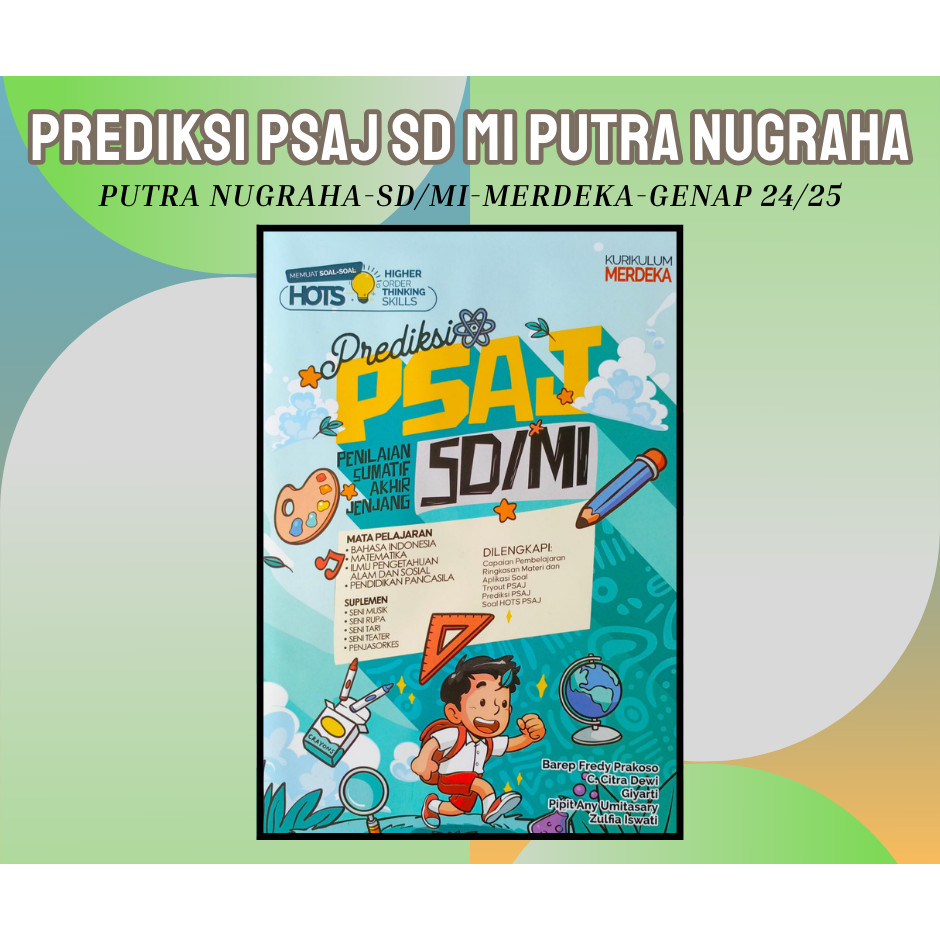 Jual Buku Prediksi Penilaian Sumatif Akhir Jenjang Psaj Putra Nugraha