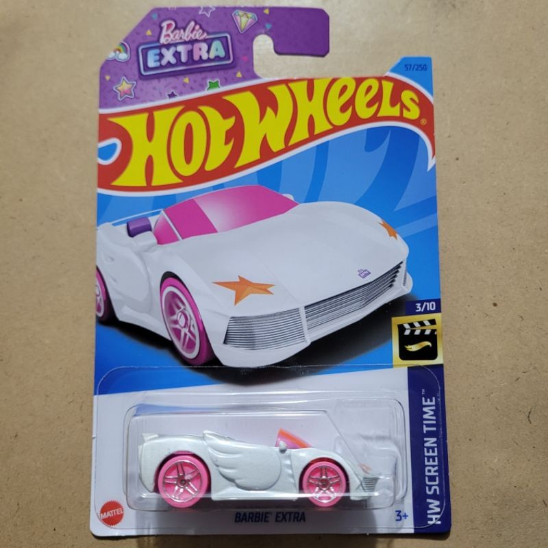 Jual MAGELJAYA HOT WHEELS BARBIE EXTRA HW SCREEN TIME WHITE