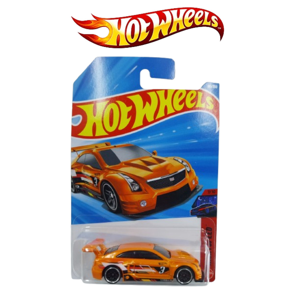 Jual Hot Wheels Cadillac Ats V R Rally Orange Balap Shopee Indonesia