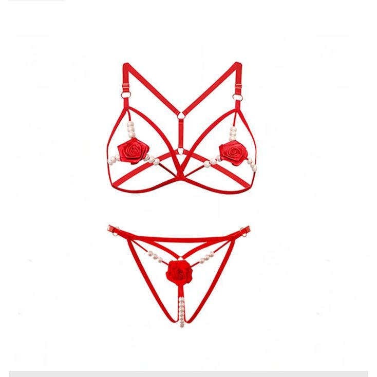 Jual SEXY Lingerie Bra Set Low Waist G String Hot Sexy Naughty Lingerie