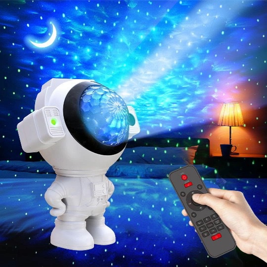 Jual Galaxy Star Projector Proyektor Astronot Night Light Astronaut