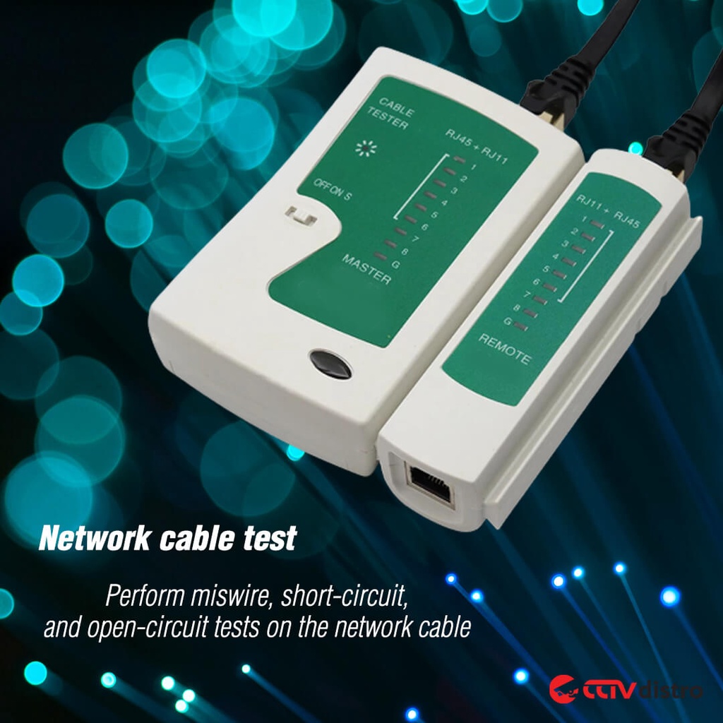 Murah LAN Tester RJ45 dan RJ11 Kabel Wire Tracker Cable Garansi 1 Bulan ...