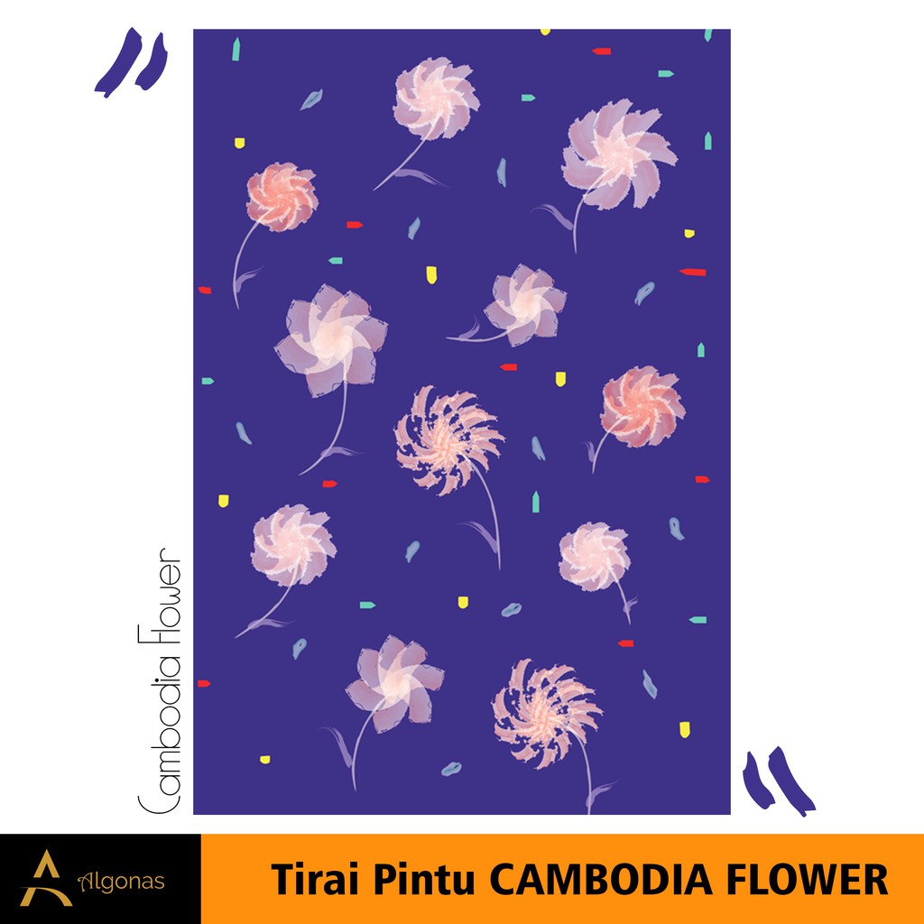 Cambodia Flower 70 x 120 Cm