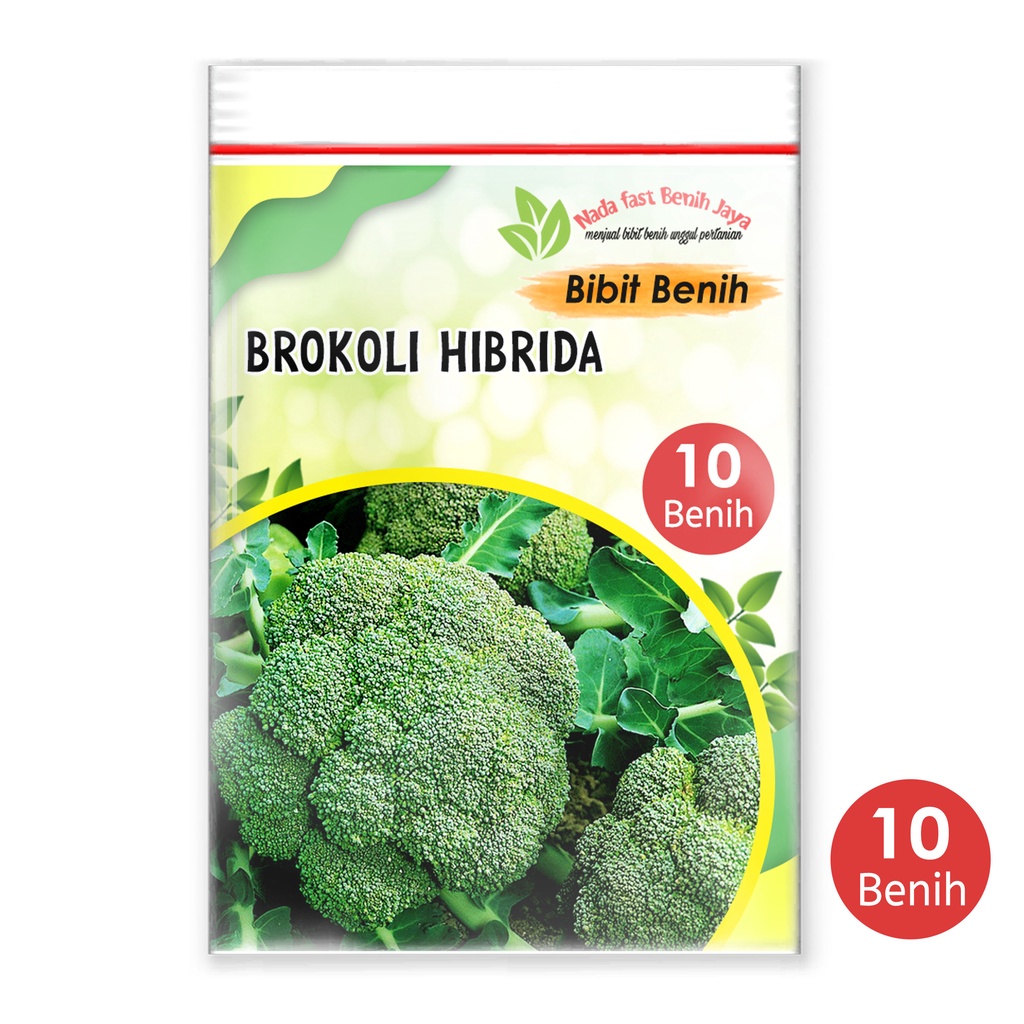 Nada fast benih jaya - 10 biji Benih sayuran - bibit sayuran Brokoli