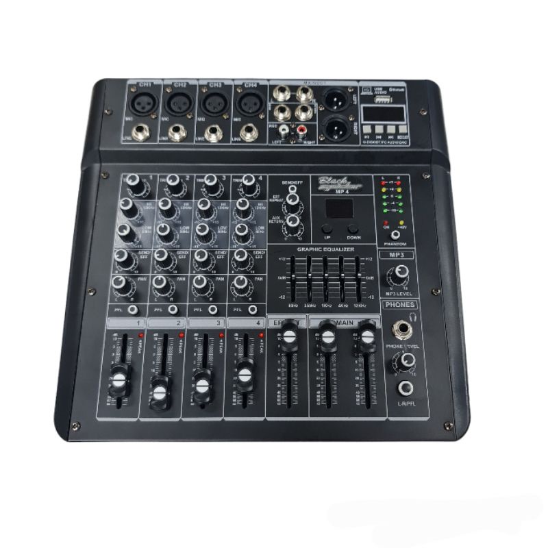Jual Power Mixer Audio 4 Channel Black Spider MP4 Original Shopee