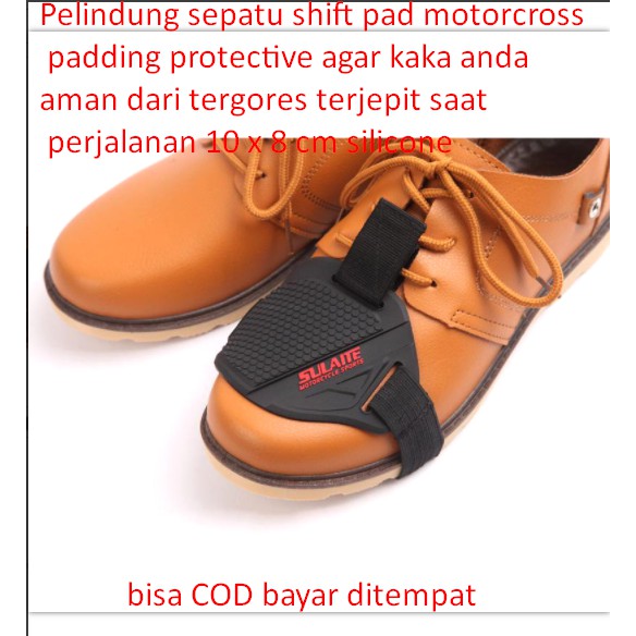 Jual Pelindung sepatu shift pad motorcross padding protective agar kaka ...