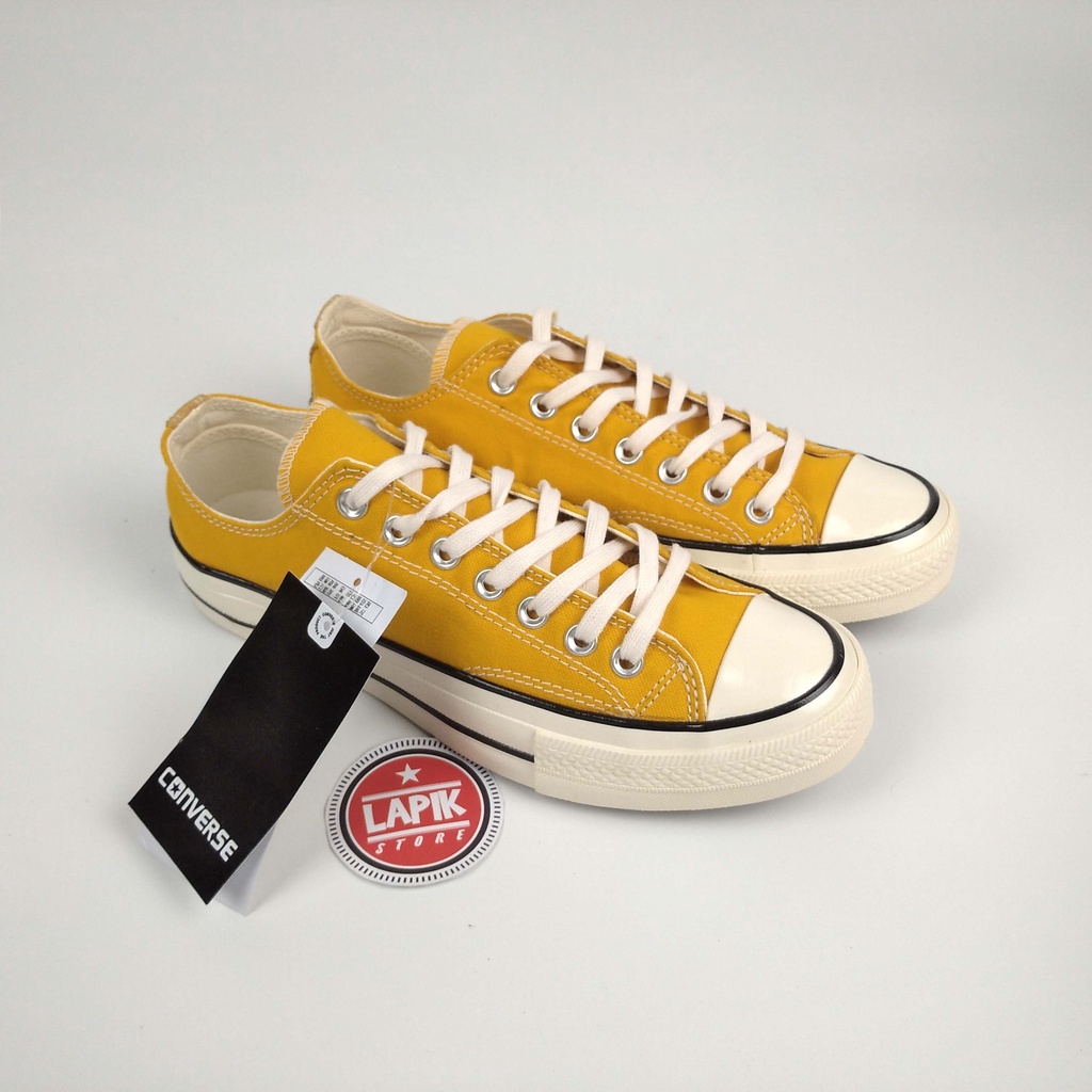 Jual SEPATU CONVERSE ALL STAR CHUCK TAYLOR LOW 1970s 70s EGRET YELLOW ...