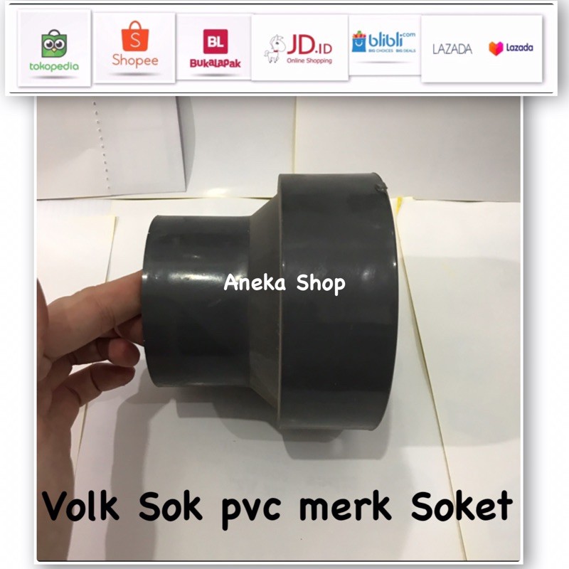 Jual Volk Sok X Inch D Pvc Soket Shopee Indonesia