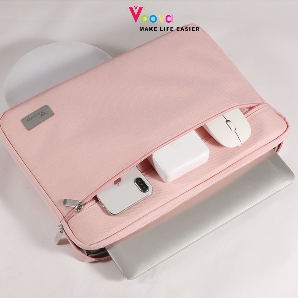 VOOVA Tas Laptop, Softcase laptop Pria dan Wanita Cool Color Bag 12-16 Inch  Jinjing Laptop Bag Waterproof Cover Unisex Notebook Tahan Air Tahan Lama