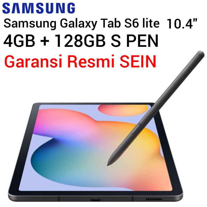 Jual Samsung Galaxy Tab S6 lite 128GB S PEN Garansi Resmi SEIN Tablet