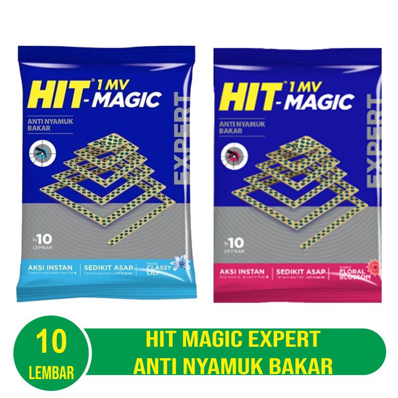 Jual HIT EXPERT Piramida Anti Nyamuk Bakar isi 10 Lembar | Shopee Indonesia