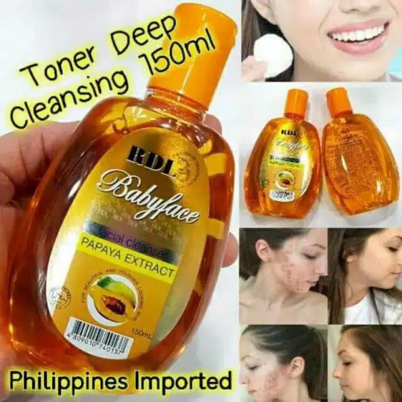 Jual RDL BABY FACE PAPAYA EXTRACT FACIAL CLEANSER 150ML Shopee Indonesia