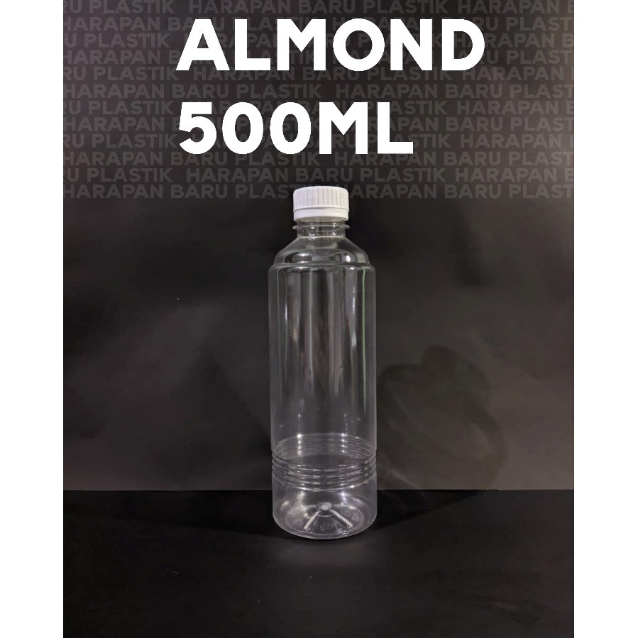 Jual BOTOL ALMOND 500ML COCOK UNTUK WADAH MINUMAN,KOPI,SUSUS,JUS DLL ...