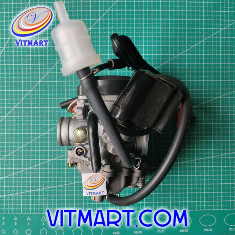 Jual Karburator DEKLI GY6-50 PD18J 19mm untuk Piaggio ZIP CARBURETOR ...
