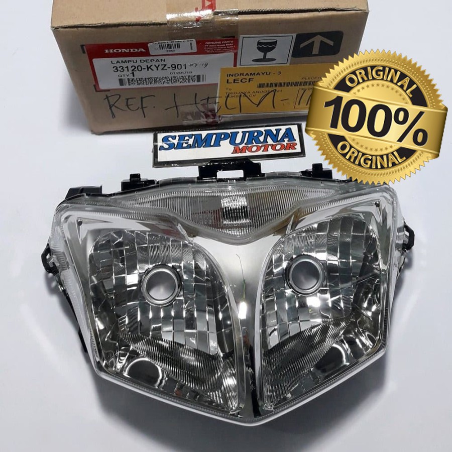 Jual Kyz Reflektor Lampu Depan Supra X Helm In