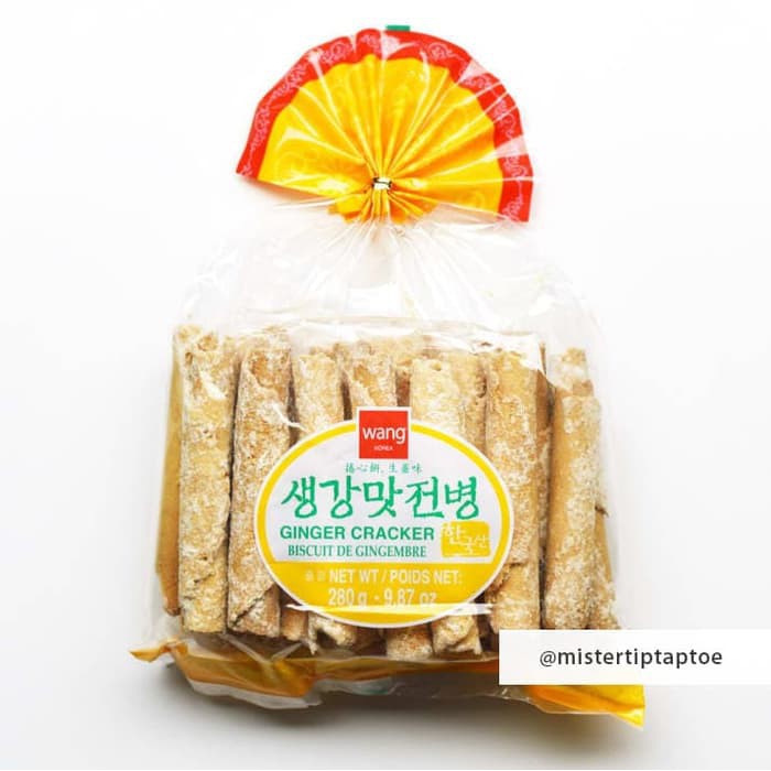 Jual Wang Ginger Cracker Senggang Mat Jonpyong (Kraker Korea) | Shopee ...