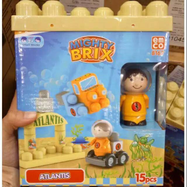 Jual Emco Lego Mega Blok Mighty Brix Atlantis / Mainan Anak Lego ...