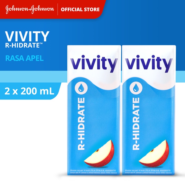 Jual Vivity Minuman R-Hidrate Rasa Apel 2 x 100 mL | Shopee Indonesia