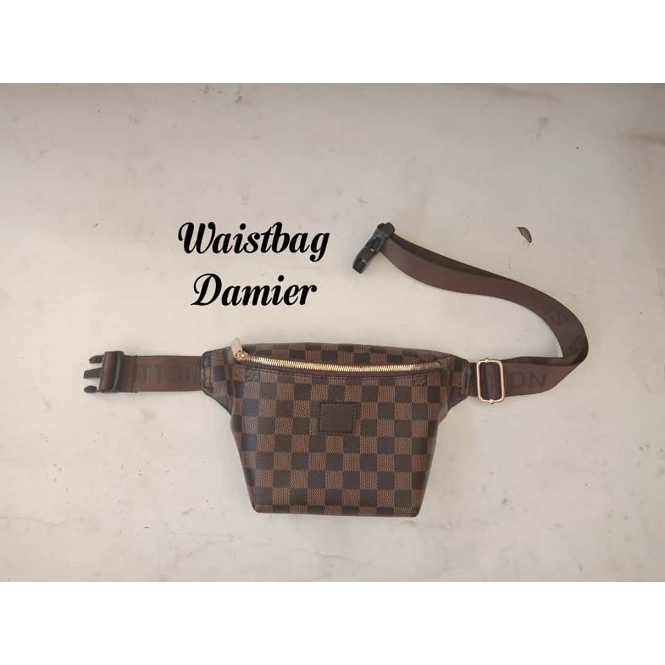 waistbags Lv monogram selempang motif mono damier