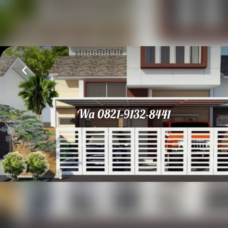 Jual Pintu pagar gerbang Jogja murah harga per meter persegi Shopee