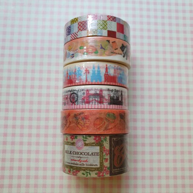 Jual washi tape for scrapbook and journal ( roll ) | Shopee Indonesia