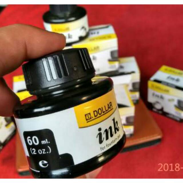 Jual Tinta Botol Dollar Ink 60ML For Fountain Pen. Tinta Dollar Made in