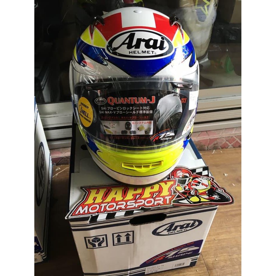 Jual HELM ARAI QUANTUM J AEGERTER JAPAN SIZE M L XL ORIGINAL JAPAN