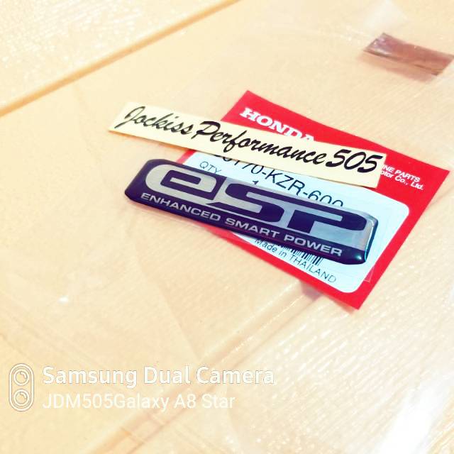 Jual Stiker Emblem Esp Original Honda Shopee Indonesia