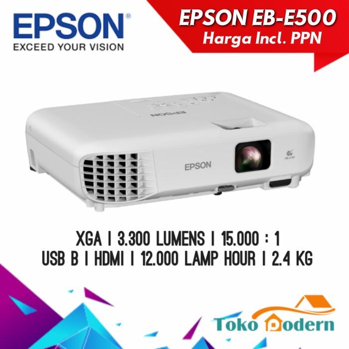 Jual Projector Epson EbE500 XGA 3300 Lumens Shopee Indonesia